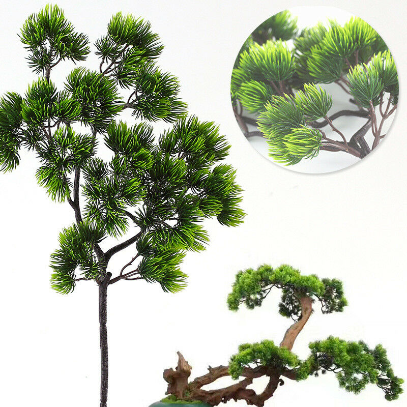 Sphagnum Moss Dry - Tanaman buatan dekorasi, 42cm cabang pinus
